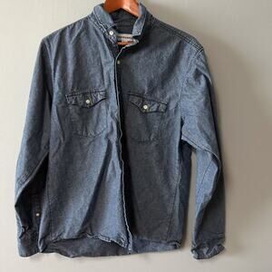 Adult  Size L George & Martha Heavy Denim Shirt 100% cotton  Great condition